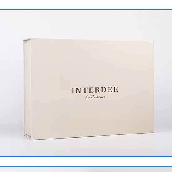 Boîte d'emballage cadeau en carton pliable pour cosmétiques, maquillage, bijoux, vêtements, papier magnétique pour montre, fête de mariage, festival, emballage cadeau avec ruban